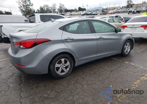 2015 Hyundai Elantra Se from USA, damaged, VIN 5NPDH4AE4FH562085